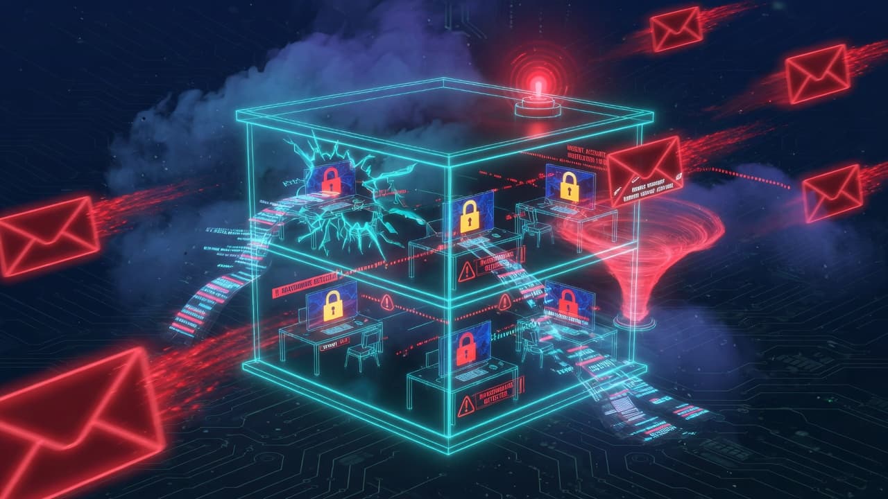 Locked workstation showing a ransomware demand — illustration of the most common attack path for small businesses